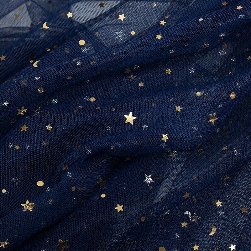 2M Mesh Sequin Fabric Tulle Shiny DIY Tutu Dress Costume Crafts Home Decor