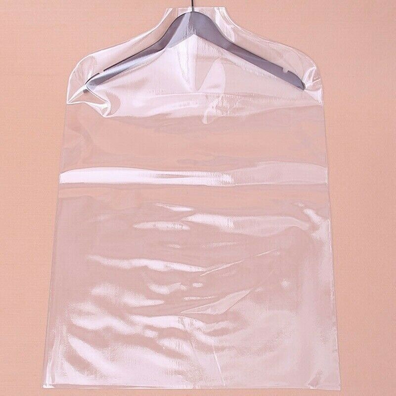 10 X Transparente Kleidung Staubschutzhaube Für Mantel Jacke Hemd Cure Beweis