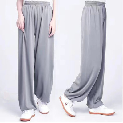 Adult Unisex Kung Fu TaiChi Pants Martial Arts Trousers Yoga Bloomers Uniforms B