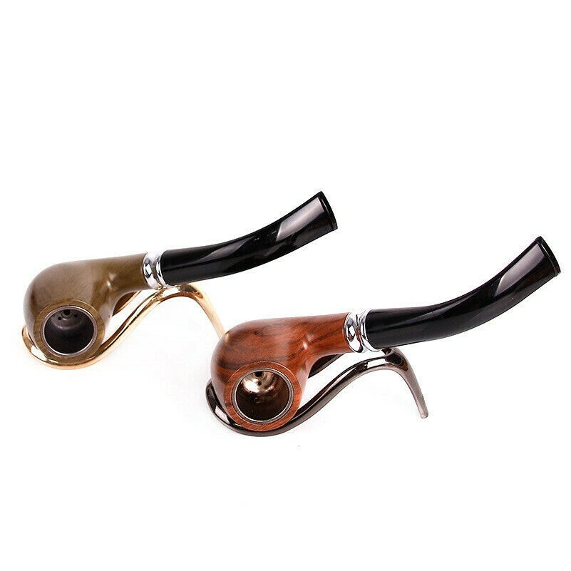 Bois Grain Résine Fumer Pipe Tabac Herbe Cigarette Filtre Pipes Portable