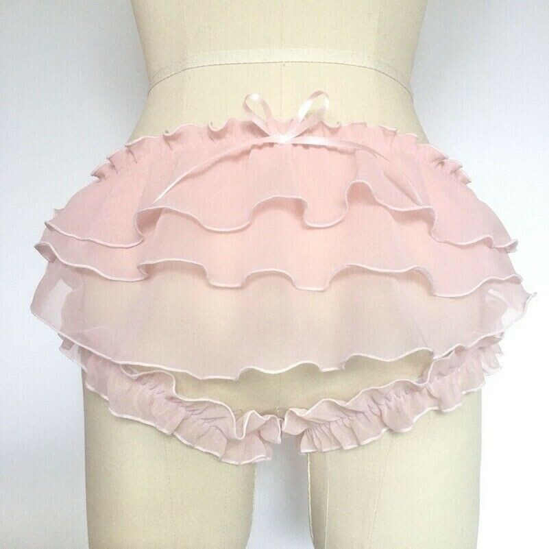 Offener Schritt Höschen Slip Mehrlagig Rüschen Lolita Lingerie Sexy