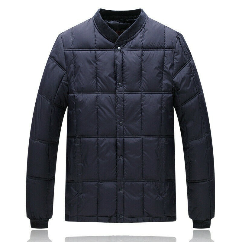 Men's Puffer Padded Jacket Coat Thick Quilted Winter Warmer Outerwear Casual SPW