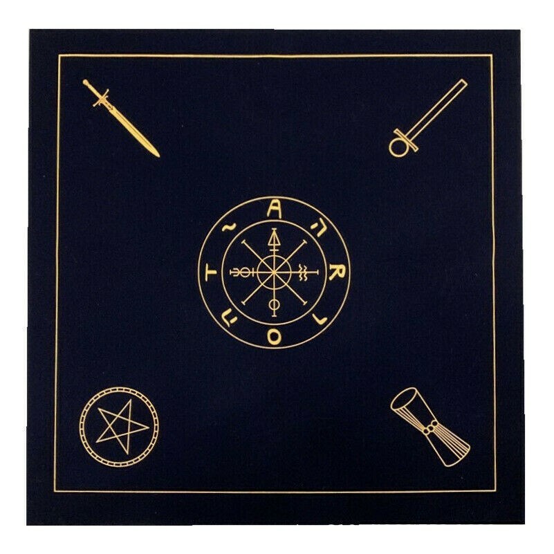 Altar Tarot Cards Bag Cloth Tablecloth Divination Wicca Props Velvet 70 70cm