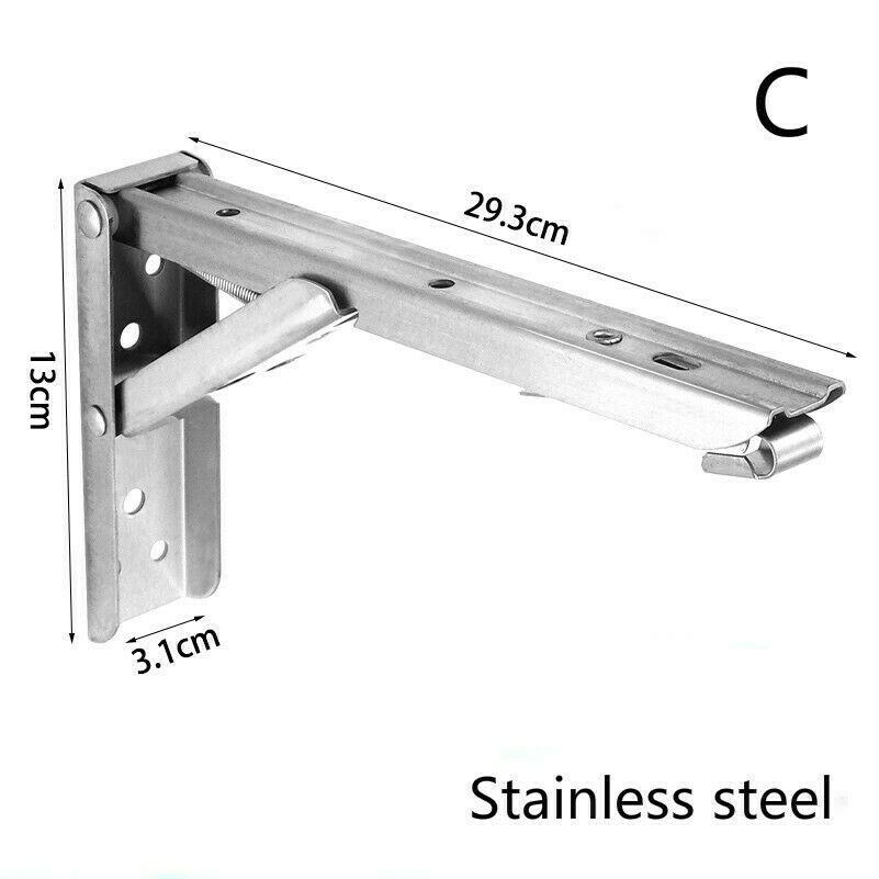 2pcs-stainless-steel-folding-shelf-brackets-triangle-hinge-wall-mounted-table