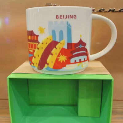 Starbucks Beijing Cities ''You Are Here'' Collection 414ml Ceramic Coffee Mugs YAH