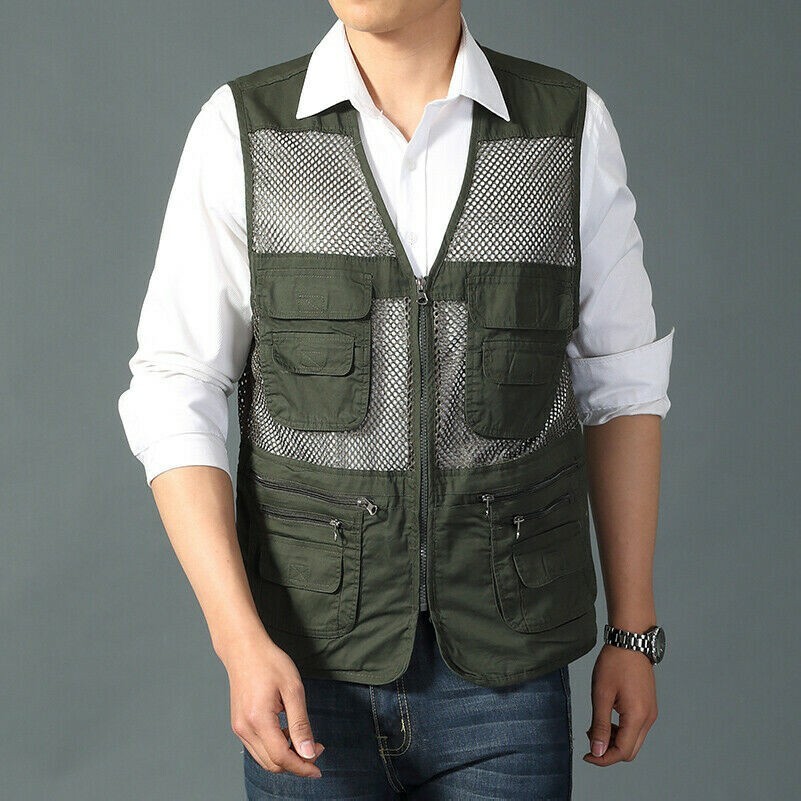 mens-mesh-waistcoat-pockets-gilet-sleeveless-utility-jacket-hiking-fishing