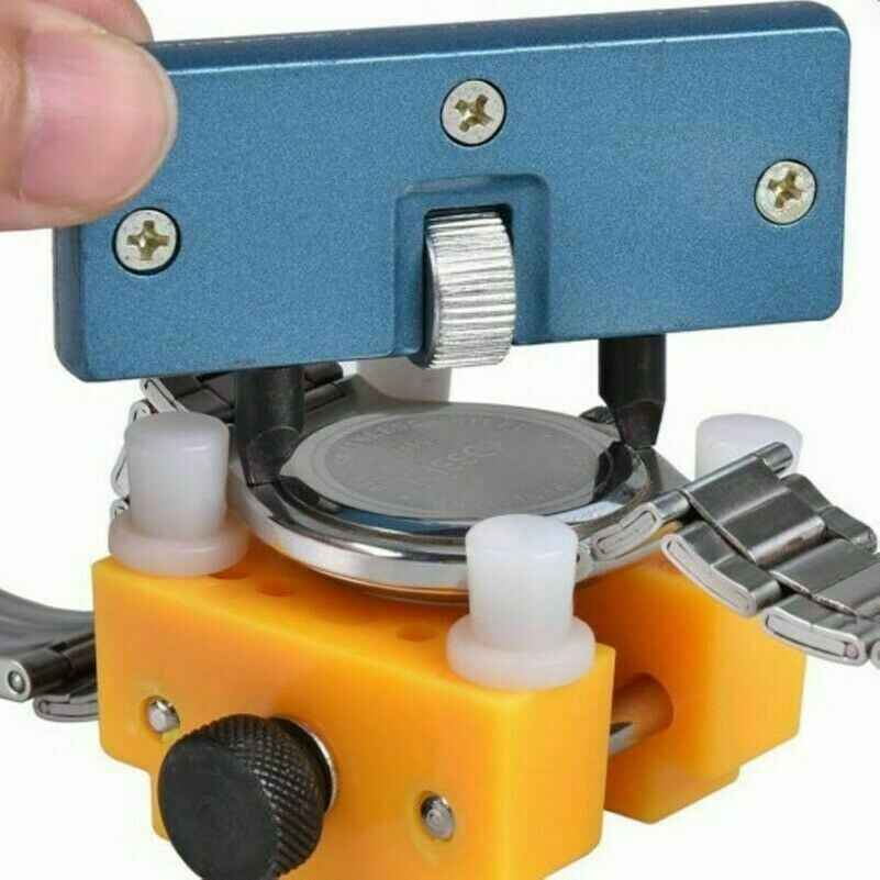 Rechteckig Uhren Rücken Schutzhülle Öffner Entferner Schlüssel Reparatur Set