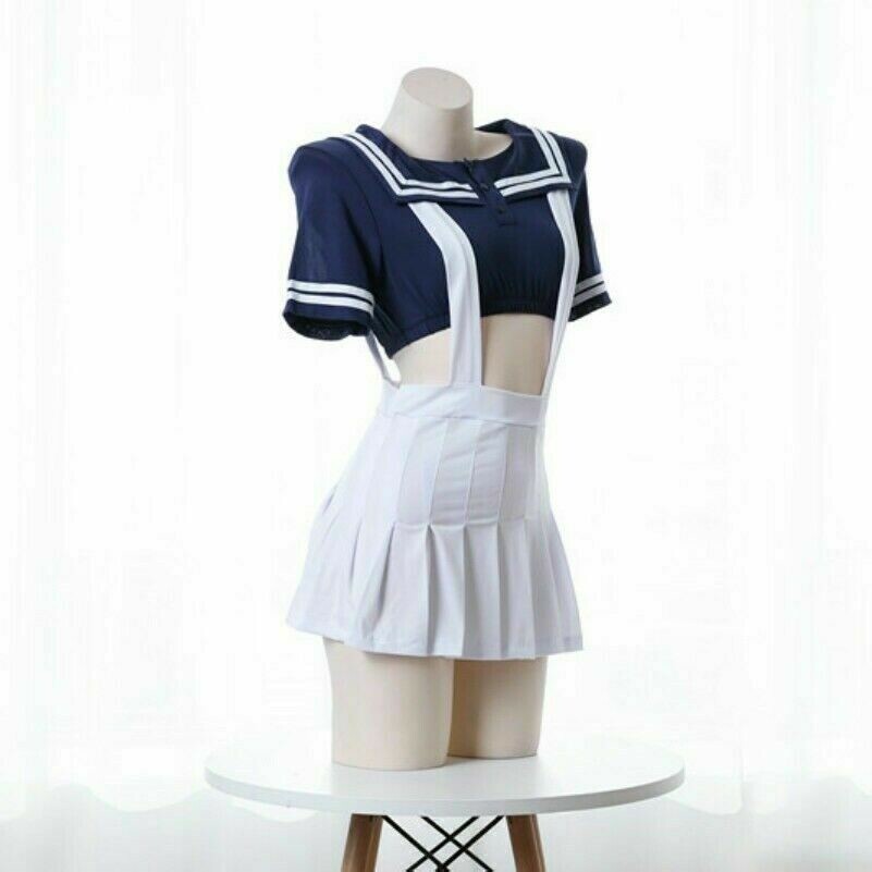 women-mini-pleated-skirt-crop-tops-lolita-sexy-cosplay-costume-lingerie-set