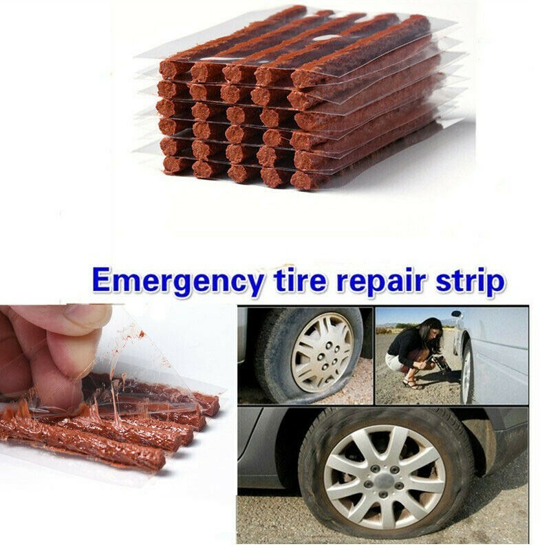 5PCS/SET Emergency Car Tyre Repair Rubber Strips Stiring Glue Tire Puncture