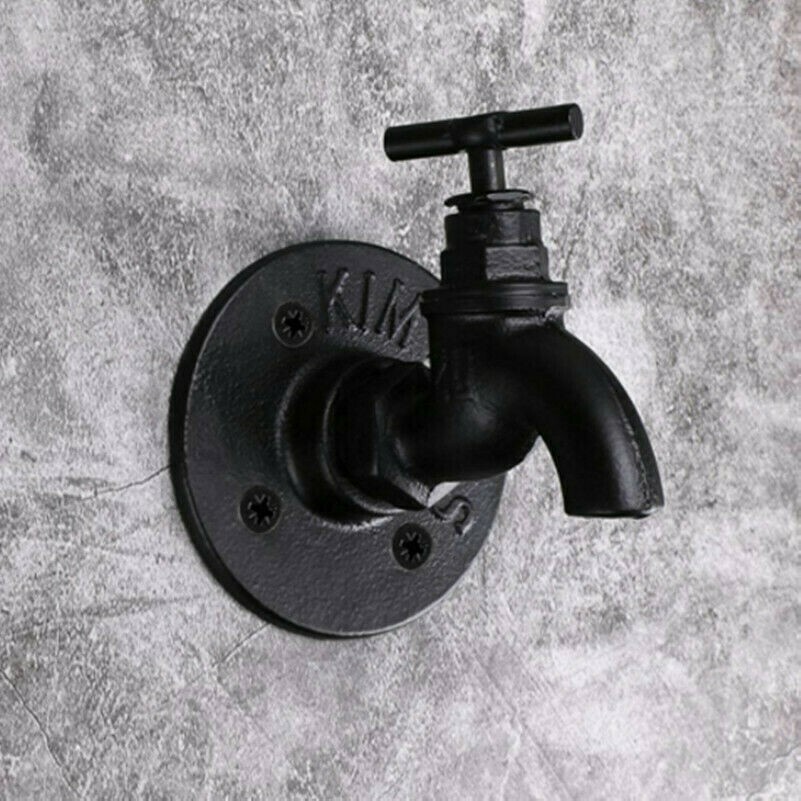 2 X Ganci Industriali Per Asciugamani Murali Pesanti Rustici Retro