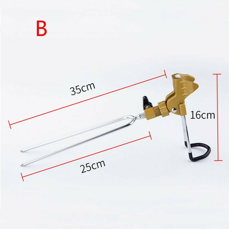 Fishing Rod Holder Metal Ground Support Stand Ourdoor fishing rod Racks SPW