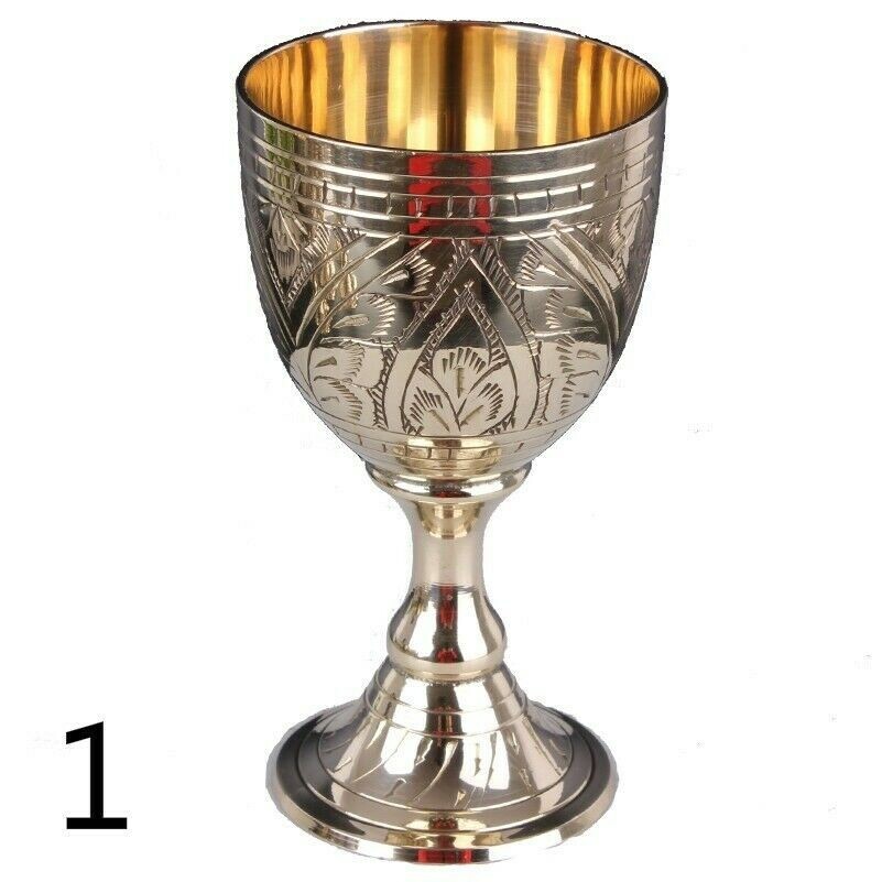Rame Tarocco Calice Vino Calice Coppa Wicca Altare Rétro Divinazione Arredo Casa