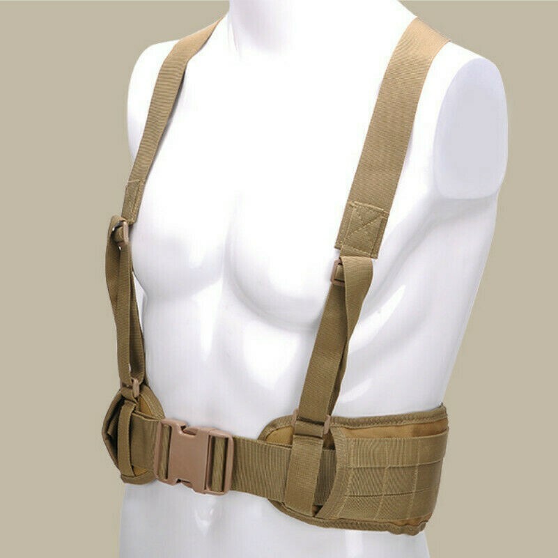 Tactique Ceinture Combat Rembourré Militaire Chasse Duty Extérieur Camouflage