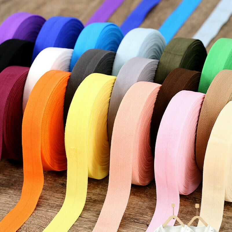 10M Cotton Elastic Binding Bias Ribbon Edge Trim Sewing DIY Craft Material