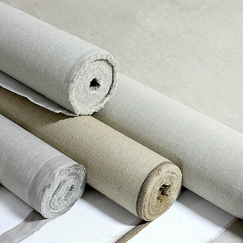 Blank Painting Canvas Fine Linen Blend High Quality Art Supplies Materials