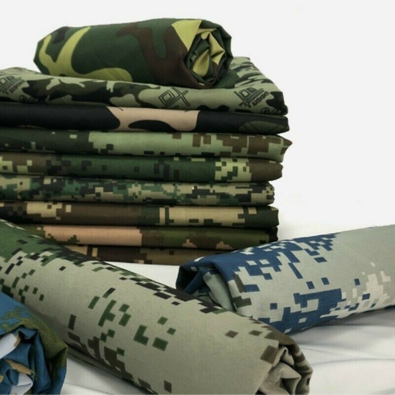 Camouflage Stoff Militär Armee Soldat Dschungel Tarnfarbe Tuch Vorhang Basteln
