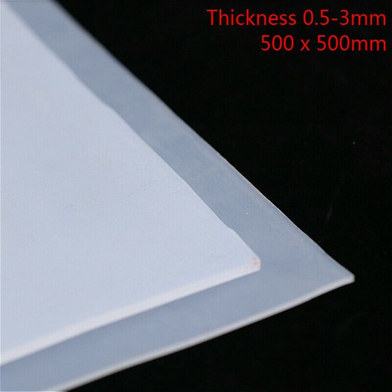 500x500mm Silicone Rubber Pad Square Heat Resistant Mat Kitchen Easy Clean