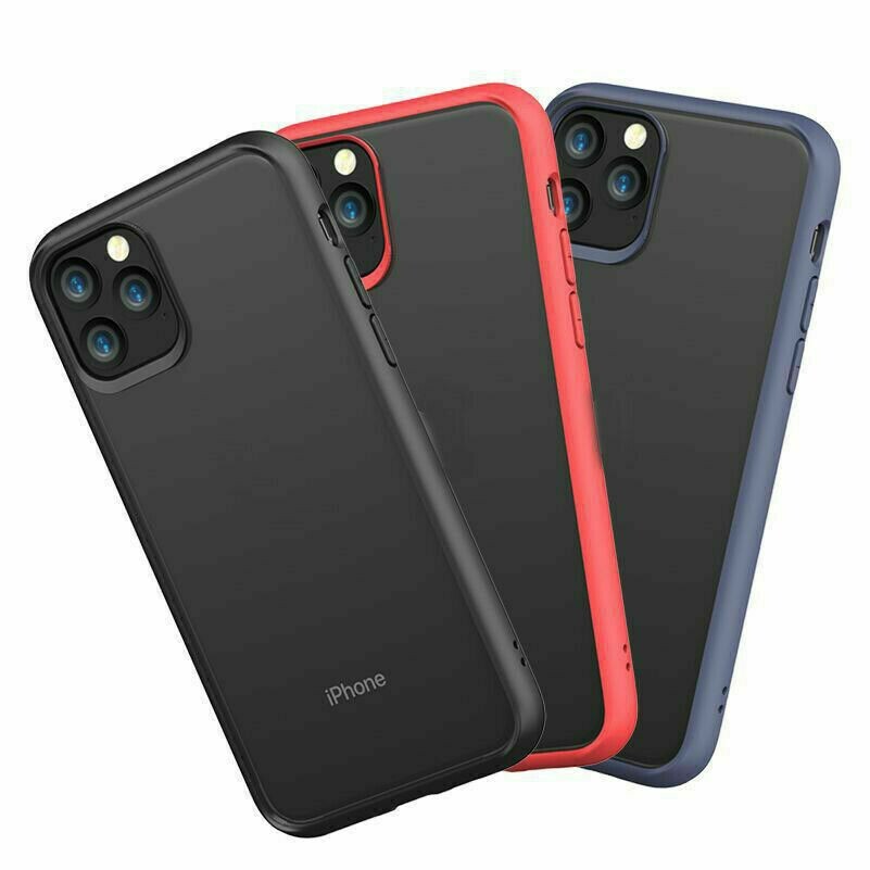 Für IPHONE 6 7 8 XR X XS 11 pro Max Mattiert Matt Stoßfest Handy Schale