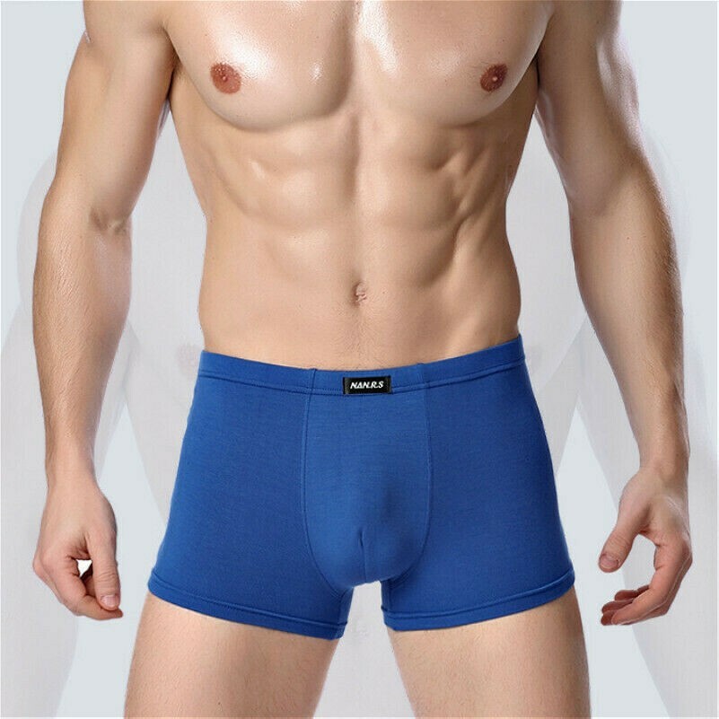 Men Briefs Underwear Boxer Shorts Bamboo Fiber Stretch Soft Underpants Soft Cosy