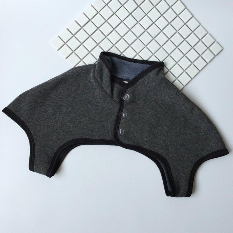 Damen Baumwollvlies Shorts Bolero Jacke Bolero Top Kurzärmlig Schulter Wärmer