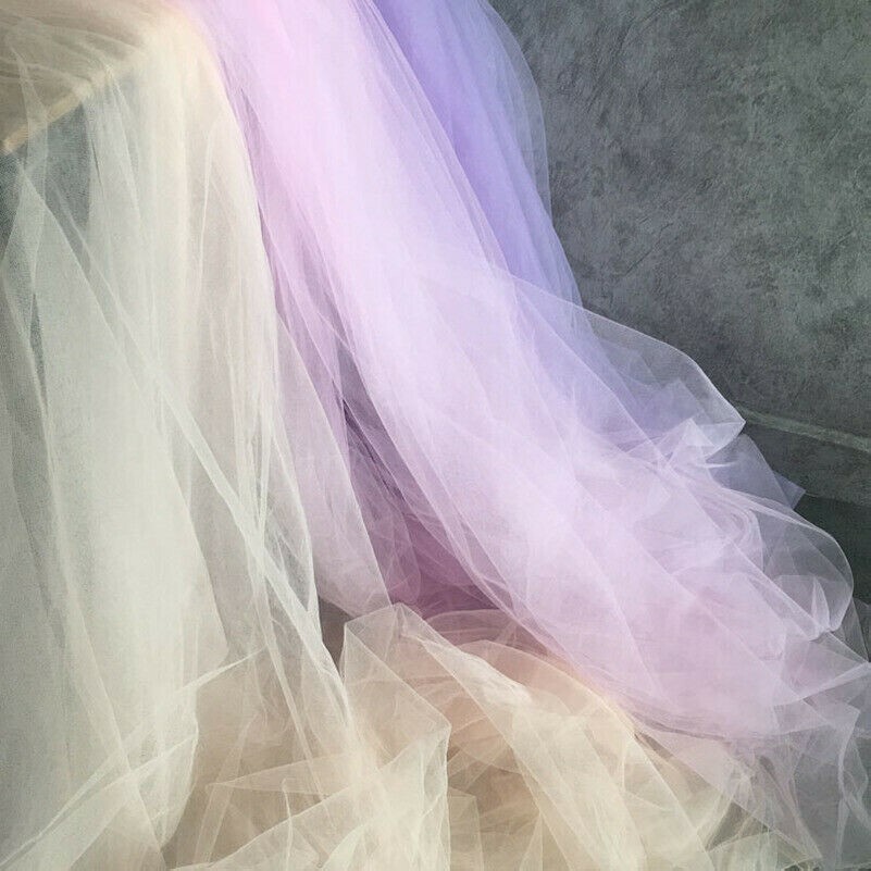 Tüll Netzstoff Verschleierung Bräutlich Material Hochzeit Polster Bastelarbeiten