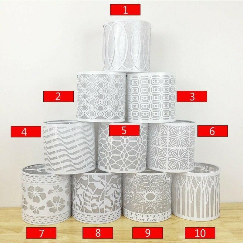 Metal Floral Table Ceiling Pendant Light Shade Lampshade Lamp Cover White New