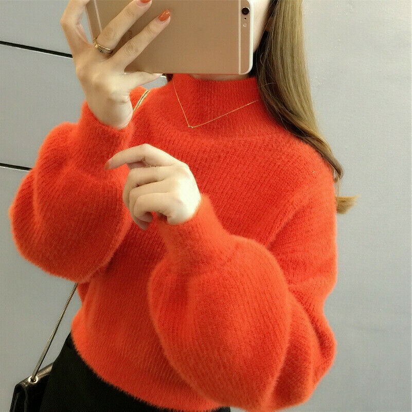 women-faux-mohair-fur-sweater-fluffy-jumper-pullover-top-turtleneck-fashion