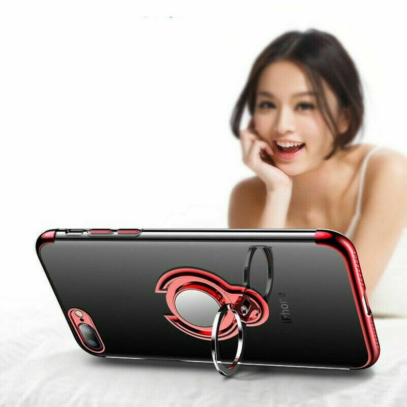 Für IPHONE 6 11 pro Max Handy Hülle mit Magnetisch Ring Halter Ständer