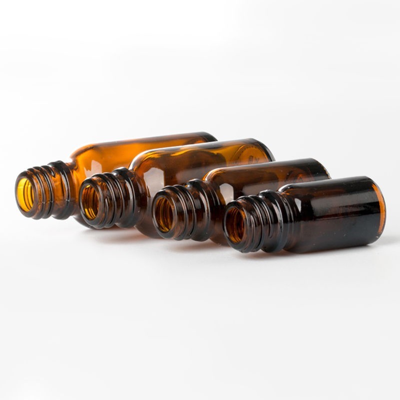 Mini Amber Glass Atomiser Empty Bottle Spray Perfume Refillable Travel 15-100mL