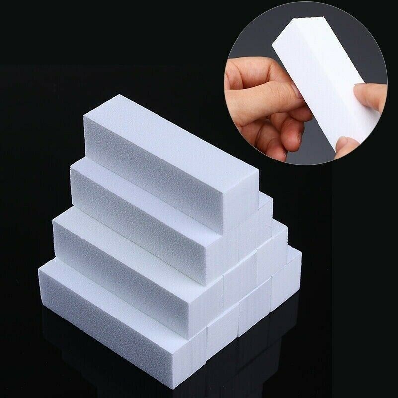 10Pcs Manicure Tools Kits Nail Art Buffers Grinding Polish Blocking File