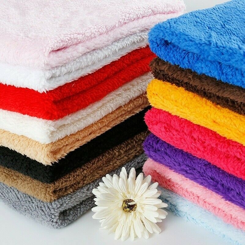 Sherpa Berbero Pile Tessuto Puffy Peluche Fodera Vestiti Giocattolo Crafts Caldo