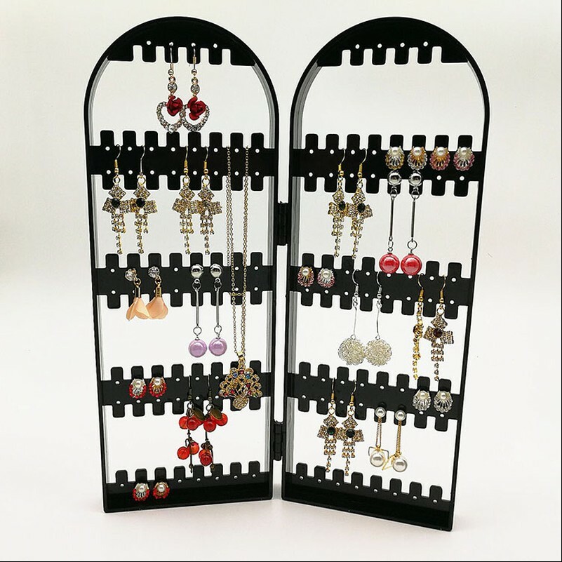 Screen Earring Jewelry Display Stand Holder Storage Organizer Showcase Rack Stud