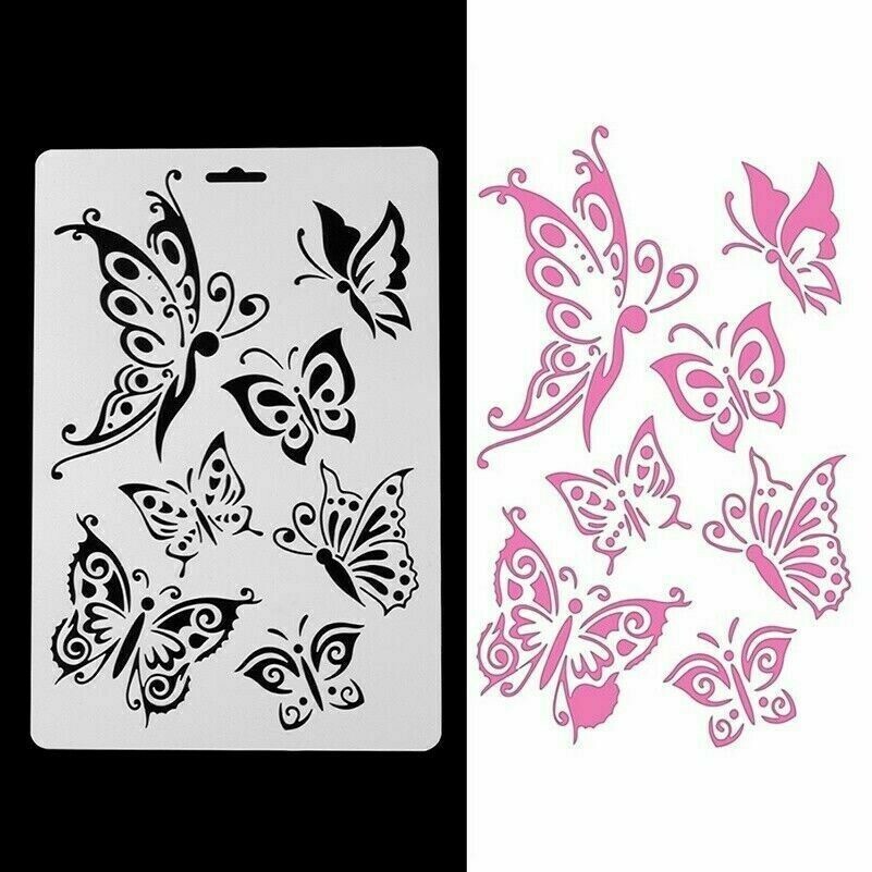 Schmetterling Schichtung Stempel für Wand Malen Scrapbooking Stempel Album Deco