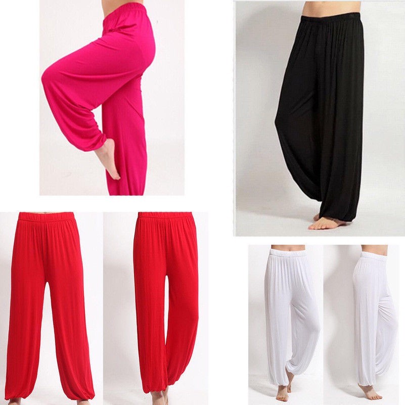 FEMMES HOMMES sarouel baggy pantalon en vrac Extensible HIPPIE YOGA BOHO