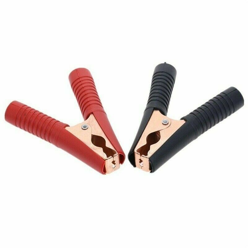 2Pcs Auto Alligatore Clip Batteria Pinze Modello coccodrillo Rame Clip 100A 90mm