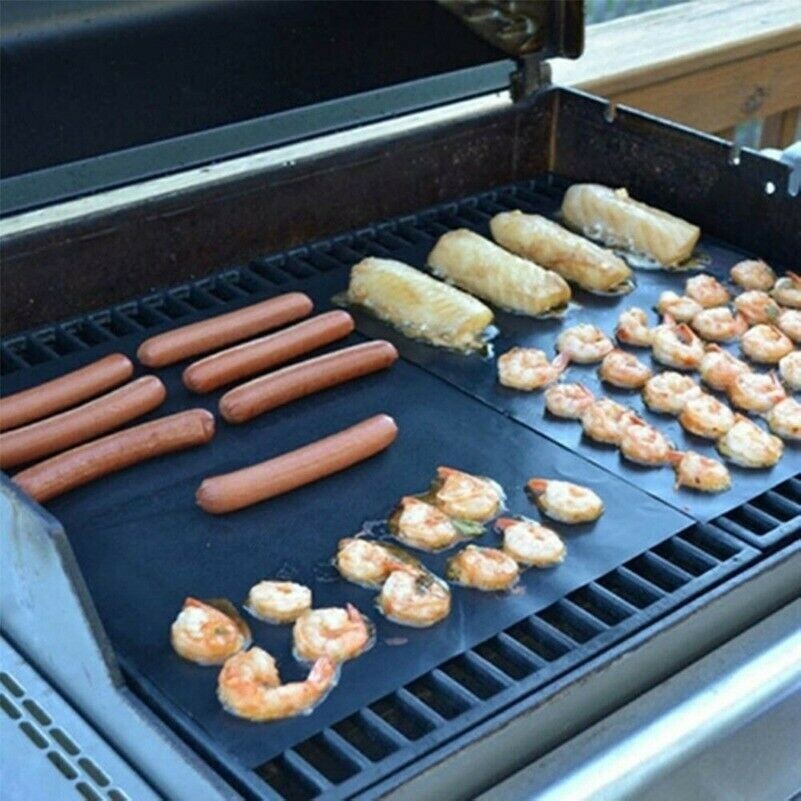 Riutilizzabile Cottura Tappetini Antiaderente Tappeto Foglio Pad Barbecue Fodere