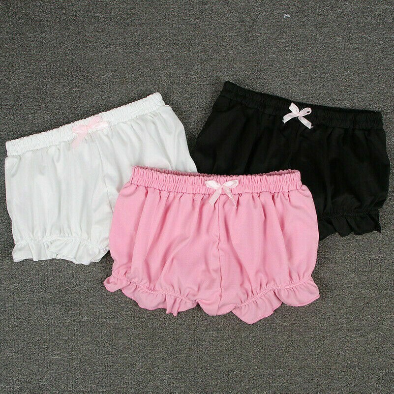 Damen Mädchen Lolita Bloomers Kürbis Shorts Unterwäsche Höschen Cosplay Sweet
