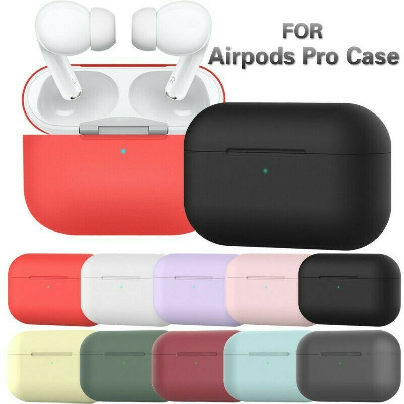 Per Airpods pro Silicone Custodia Cover Morbido Rigido senza Fili Caricabatterie