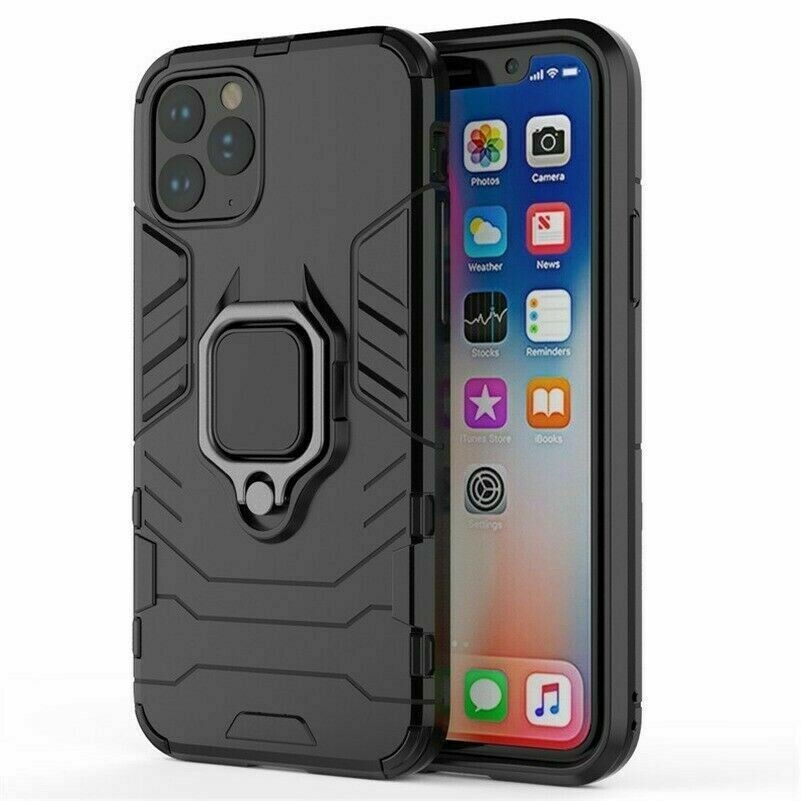 Für IPHONE 6 11 pro Max Hülle Armor Ring Halterung Panther Handy Schale