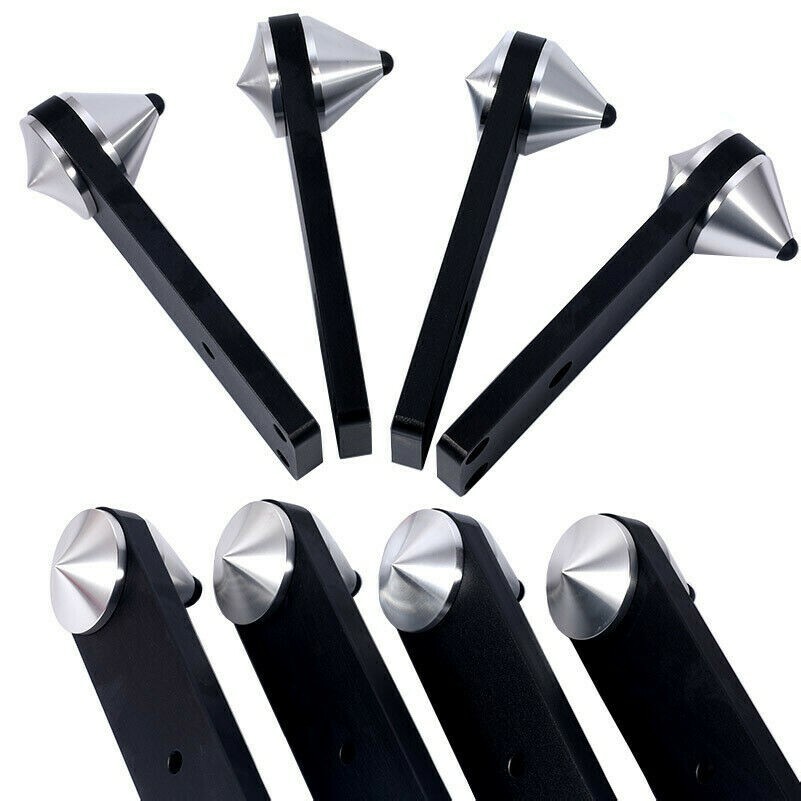 4 Pz Piedini Antiscivolo Per Diffusori In Alluminio Con Assorbimento Degli Urti