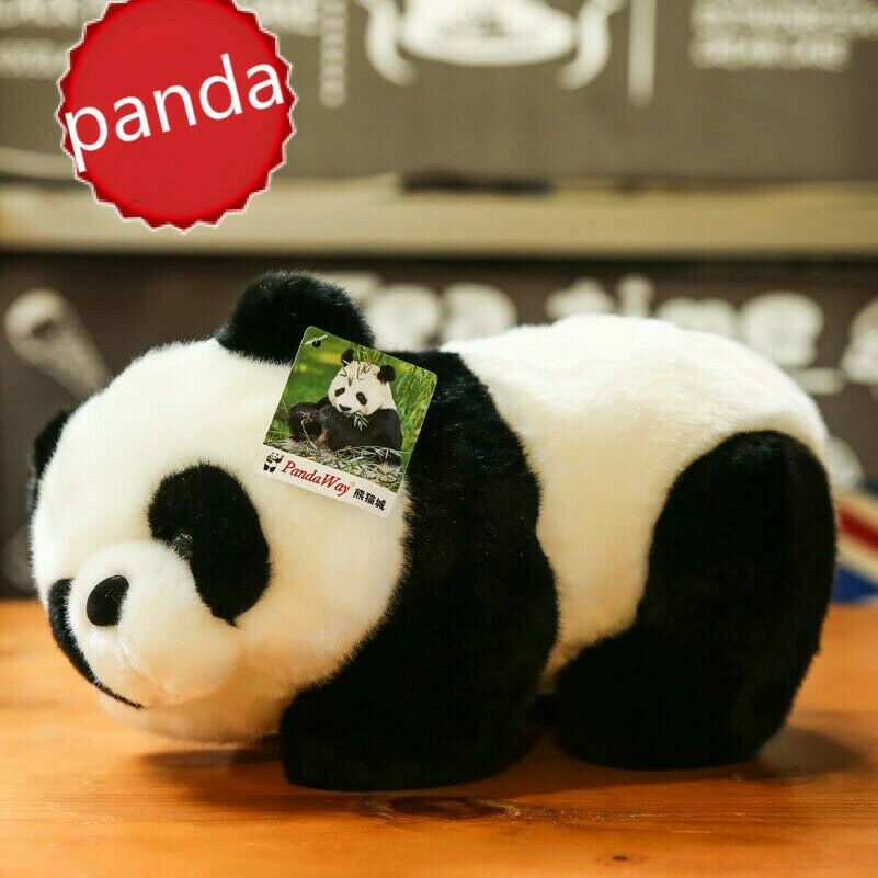 Cute Plush Standing PANDA Stuffed Animal Chinese Soft Toy Room Girls Kids New