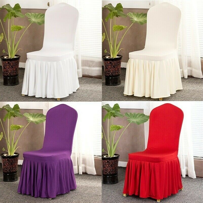 Extensible Spandex Housse de Chaise Salle à Manger Mariage Banquet Protection