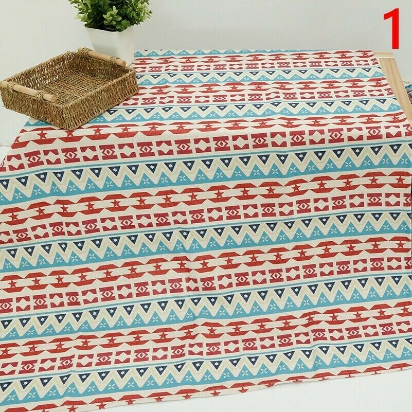 Tessuto Lino Etnico Bohemien Per Fai Da Te Cuscino Tovaglia Decorativa