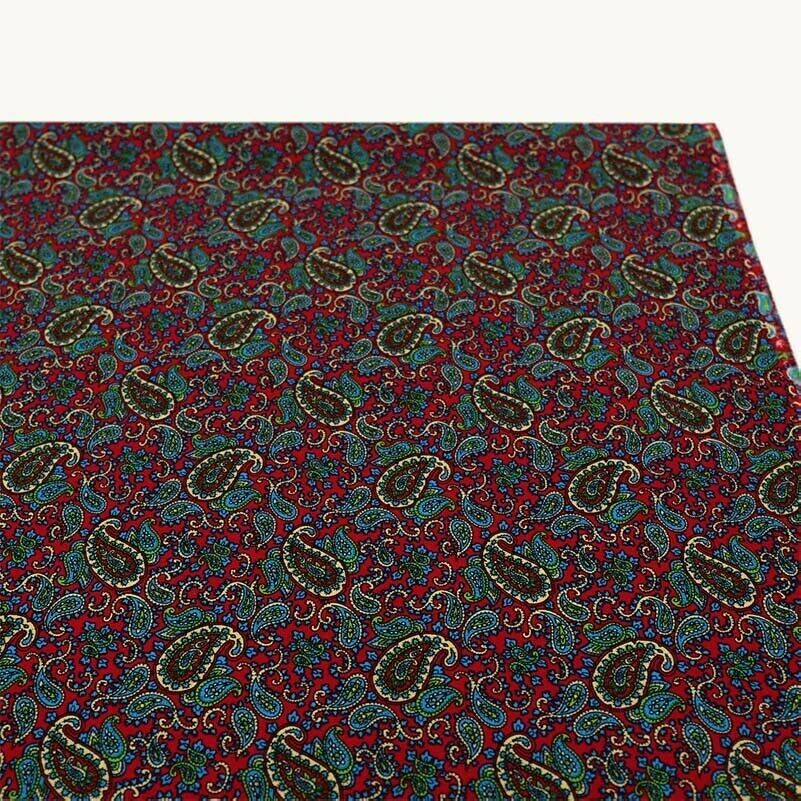 1M Floral Cotton Corduroy Fabric Print Cloth For DIY Trousers Shirts Skirts Soft