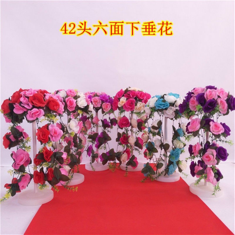 Artificial Silk Flower Vine Bouquet Hanging Garland Garden Wedding Party Decor