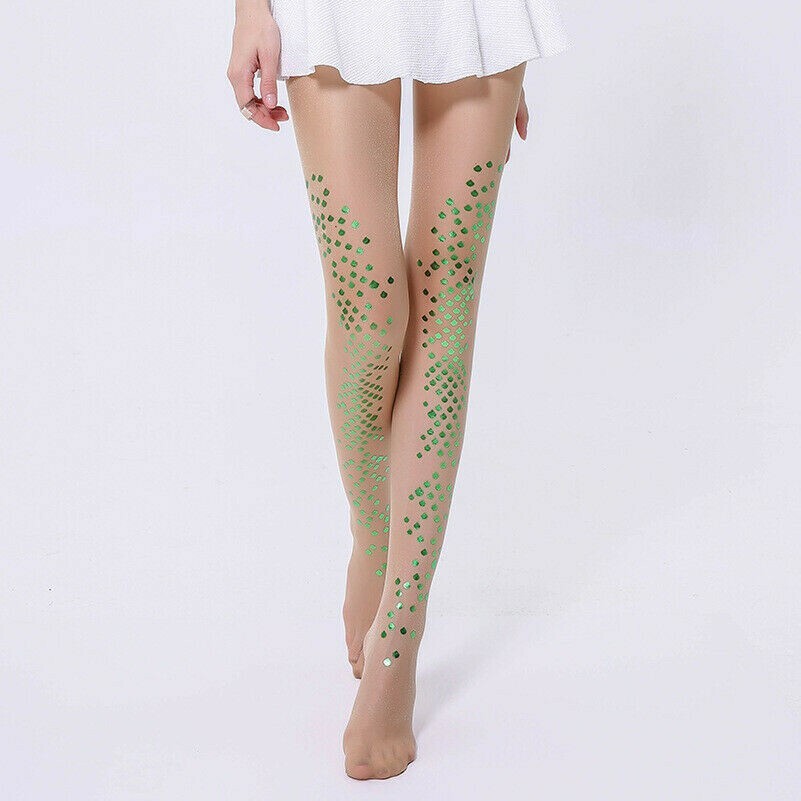 Collant In Elastico Per Pesce Sirena Ginnastica Clubwear Lucidi