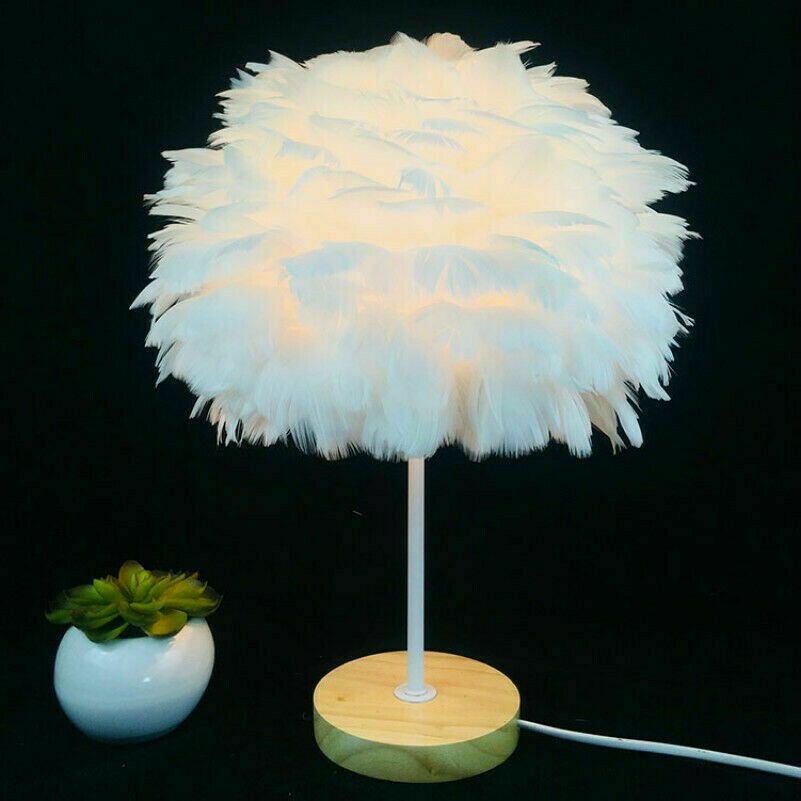 Lampada Piuma Tonalità Paralume Tavolo Soffitto Cover Luce Novità Arredo Casa