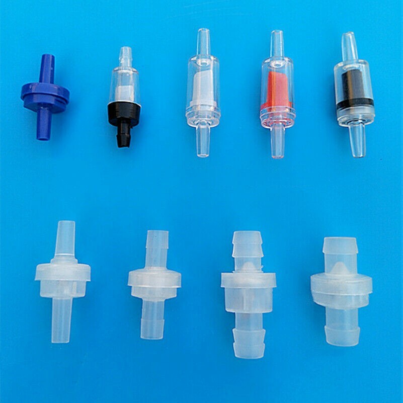 10x Non Return One Way Check Valve 5-12mm Air Pump Aquarium Fish Tank Multi Size