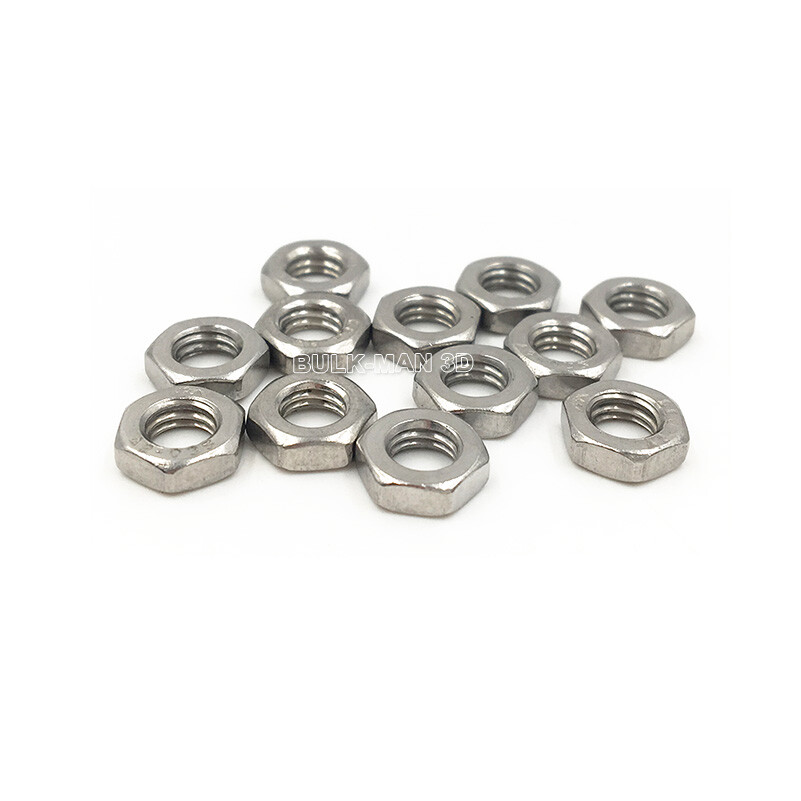 50pcs/lot M5 Thin Hex Nut Stainless Steel Hex Machine Screw Nuts eBay