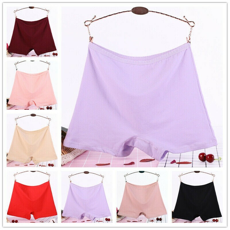 2Pcs Cotton Panties Underwear Shorts Pants Boxers Knickers Briefs Plus Size
